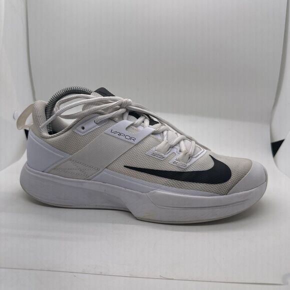 Nike Vapor Lite HC white/black (DC3432125) Men's size 7 Tennis Shoe - Picture 2 of 16